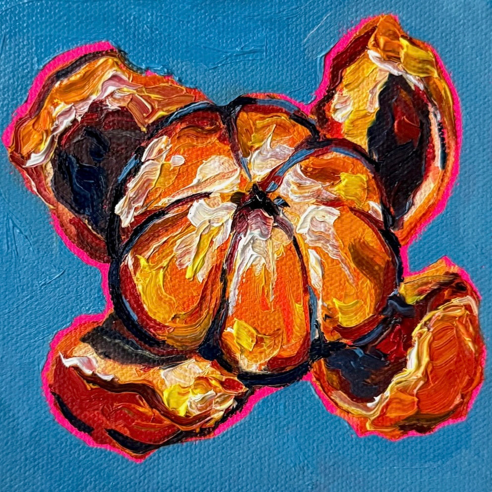 Mini Peeled Orange, 5x5 Inch Original