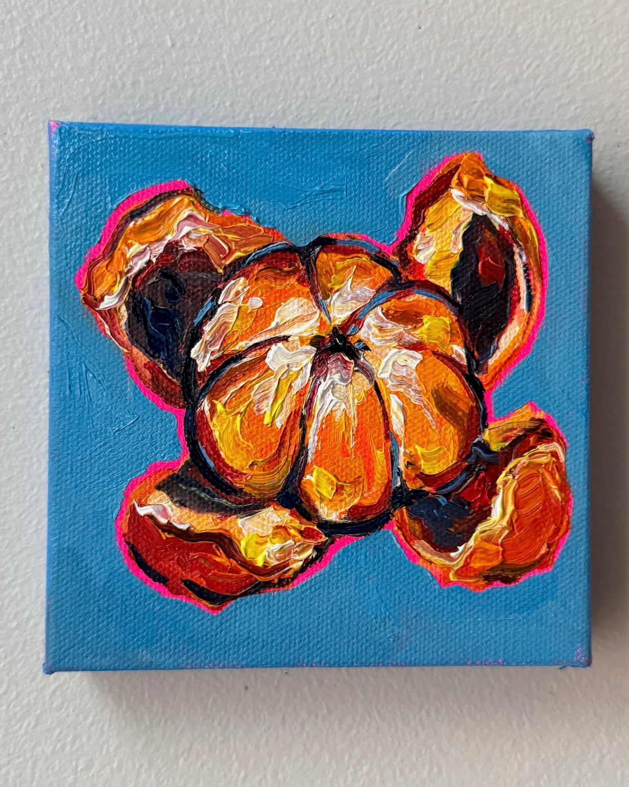 Mini Peeled Orange, 5x5 Inch Original