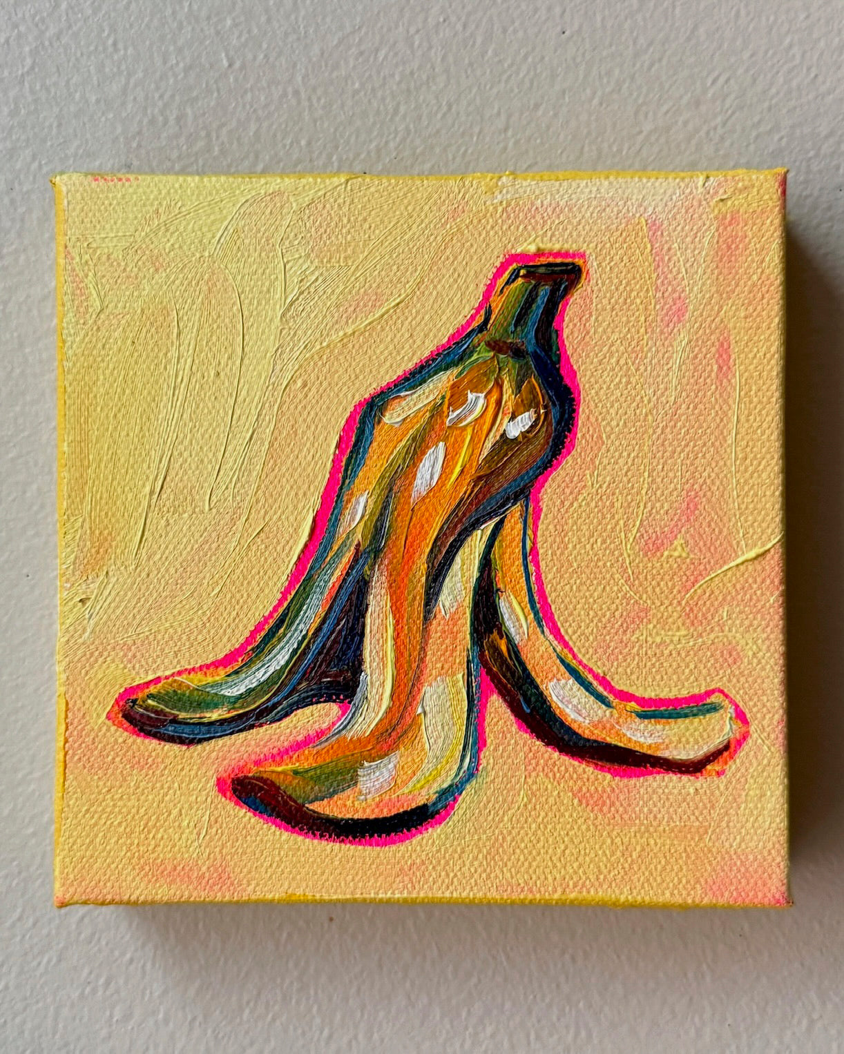 Mini Banana Peel, 5x5 Inch Original