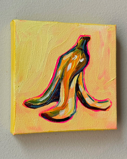 Mini Banana Peel, 5x5 Inch Original