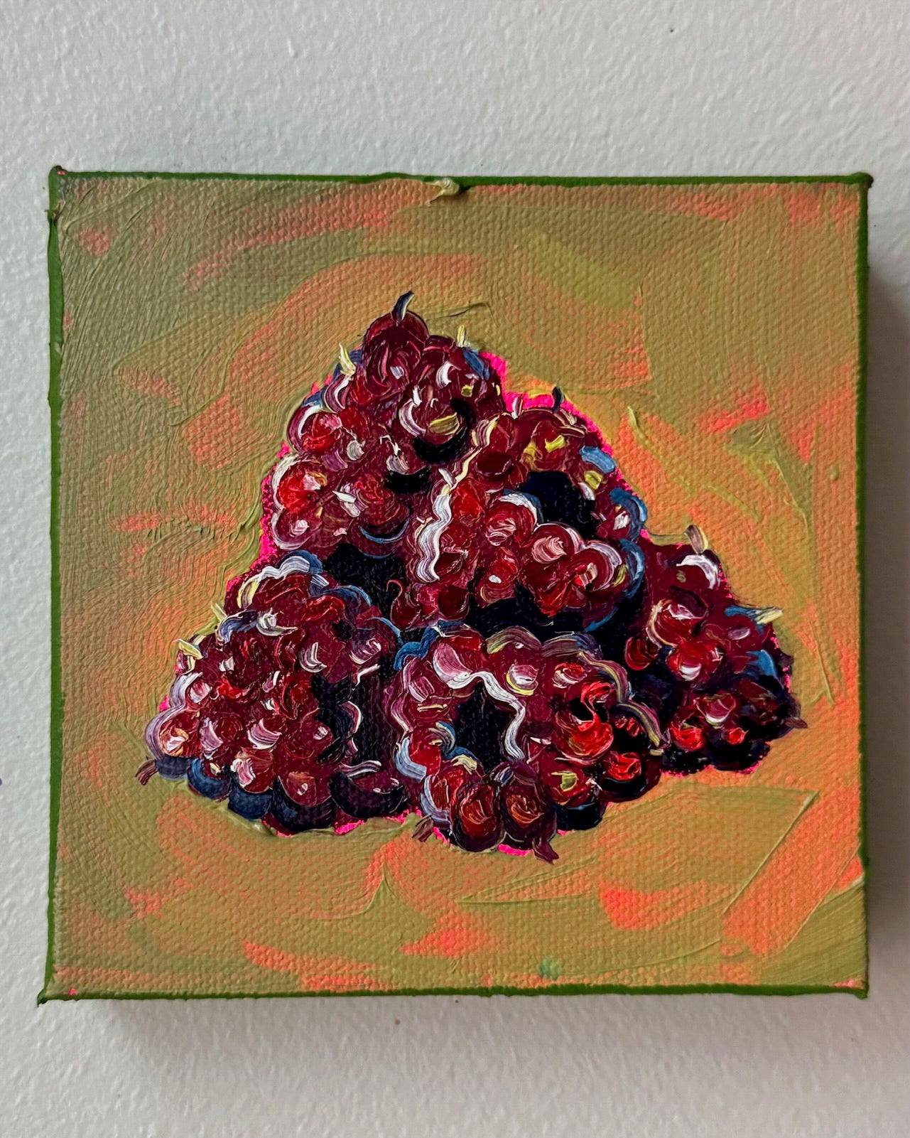 Mini Raspberries, 5x5 Inch Original