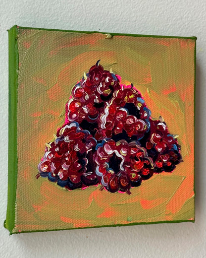 Mini Raspberries, 5x5 Inch Original