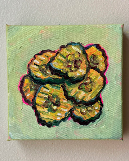 Mini Pickle Chips, 5x5 Inch Original