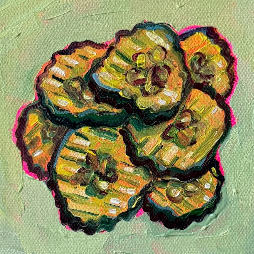Mini Pickle Chips, 5x5 Inch Original