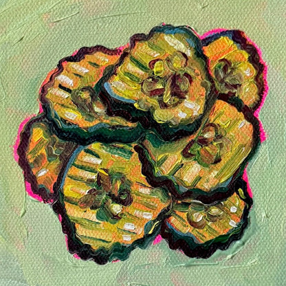 Mini Pickle Chips, 5x5 Inch Original