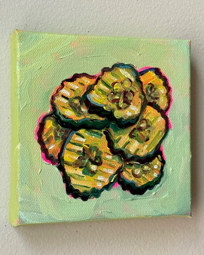 Mini Pickle Chips, 5x5 Inch Original