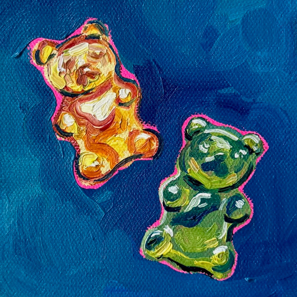 Mini Gummy Bears, 5x5 Inch Original