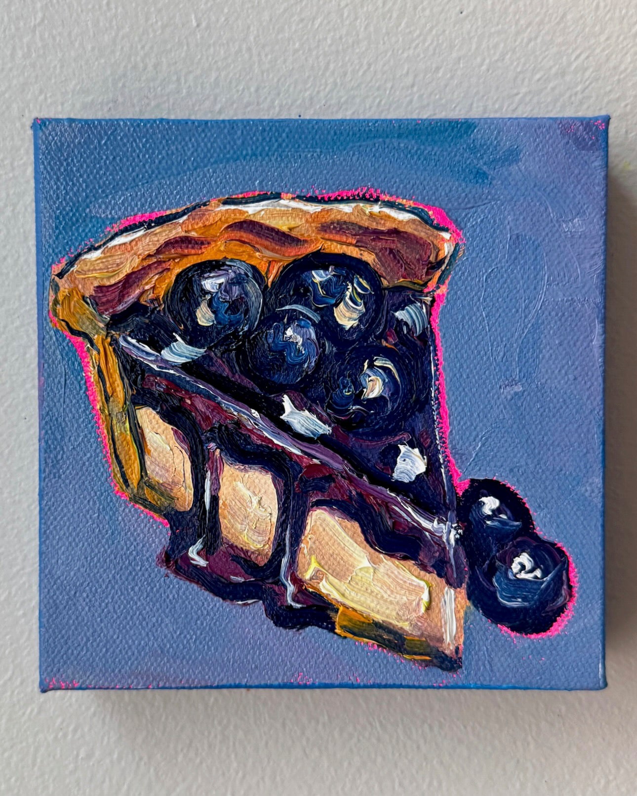 Mini Blueberry Cheesecake, 5x5 Inch Original