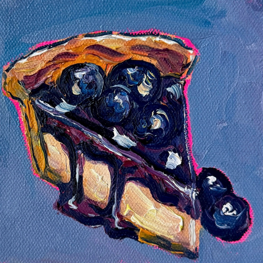 Mini Blueberry Cheesecake, 5x5 Inch Original