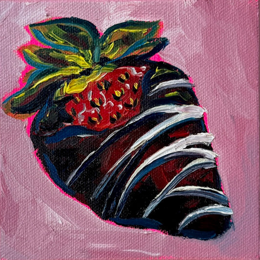 Mini Chocolate Covered Strawberry, 5x5 Inch Original