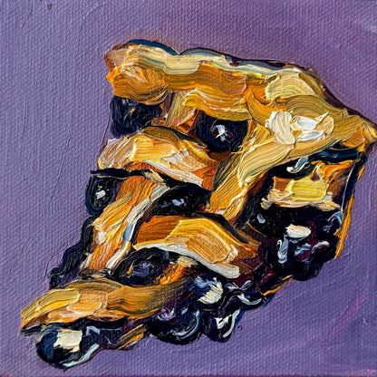 Mini Blueberry Pie, 5x5 Inch Original
