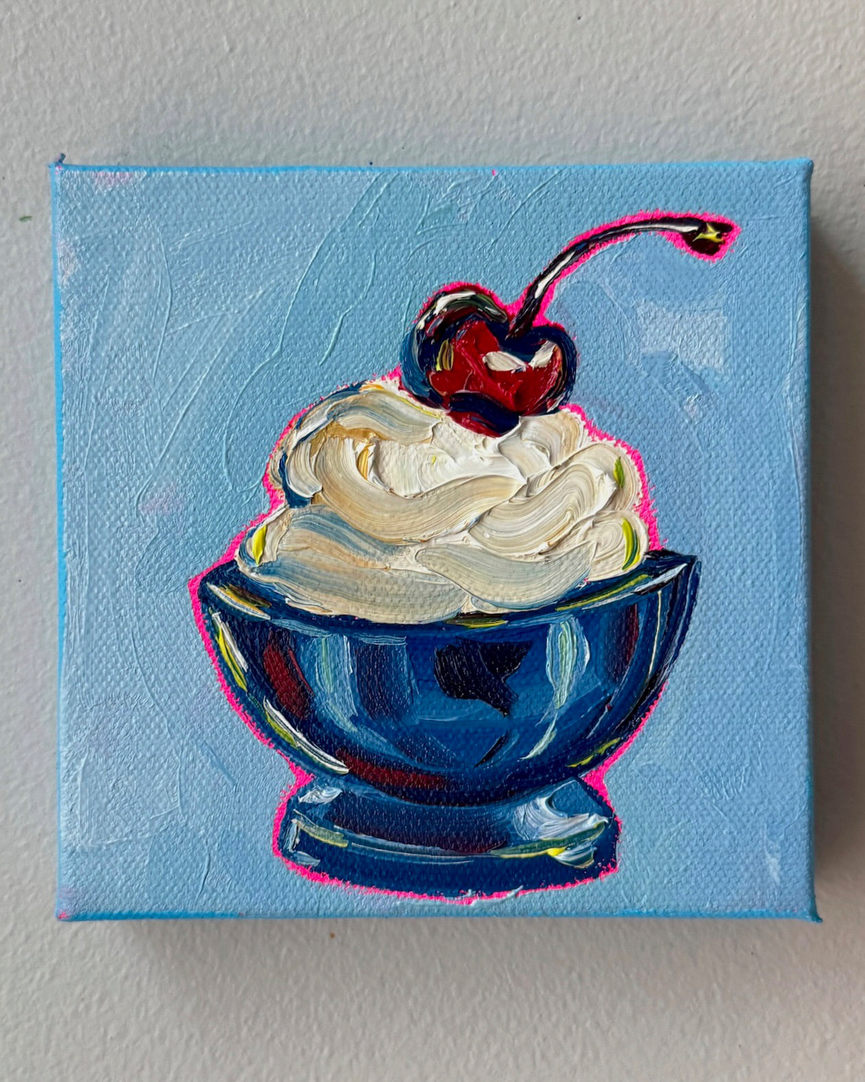 Mini Ice-Cream Sundae, 5x5 Inch Original