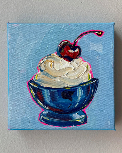 Mini Ice-Cream Sundae, 5x5 Inch Original