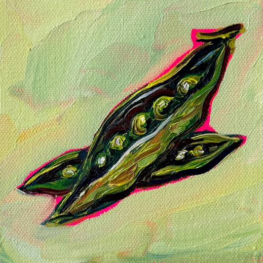 Mini Snap Pea, 5x5 Inch Original
