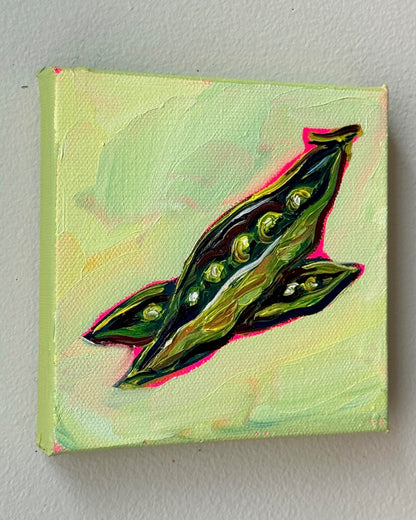 Mini Snap Pea, 5x5 Inch Original