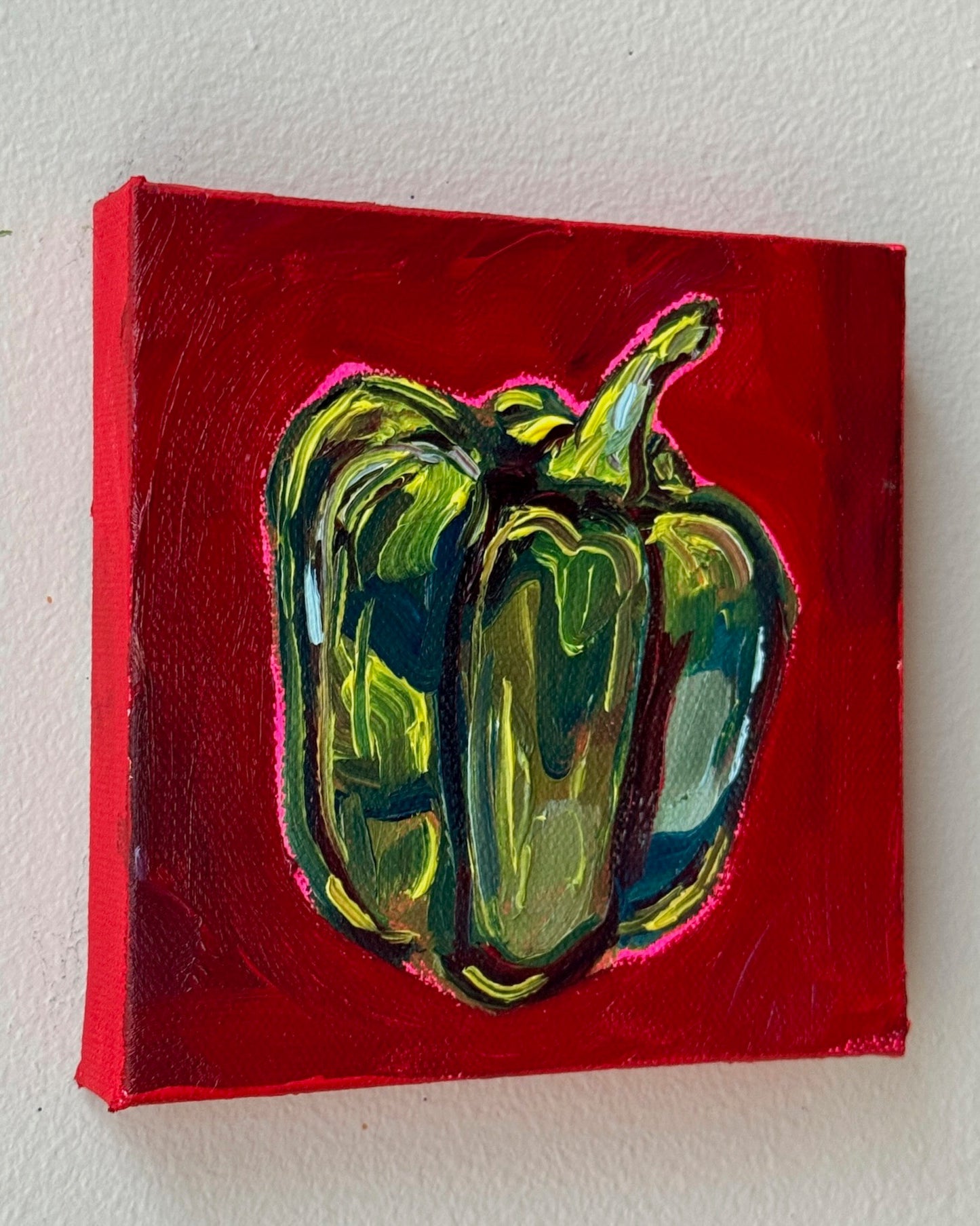 Mini Green Bell Pepper, 5x5 Inch Original
