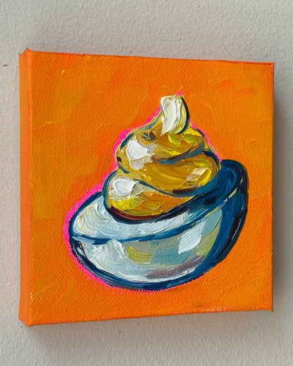 Mini Deviled Egg, 5x5 Inch Original