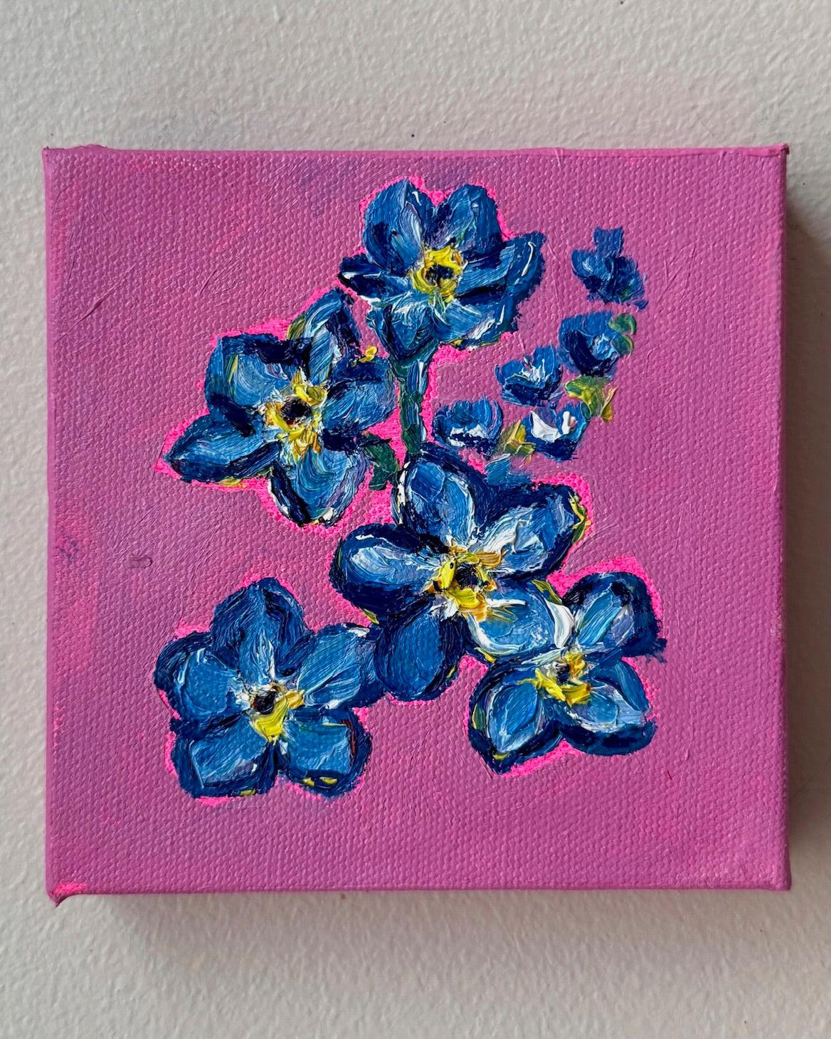 Mini Forget-Me-Nots, 5x5 Inch Original