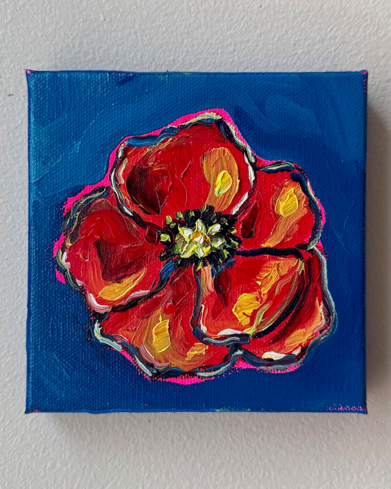 Mini Poppy, 5x5 Inch Original