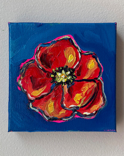 Mini Poppy, 5x5 Inch Original