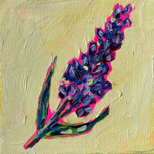 Mini Lavender Sprig, 5x5 Inch Original
