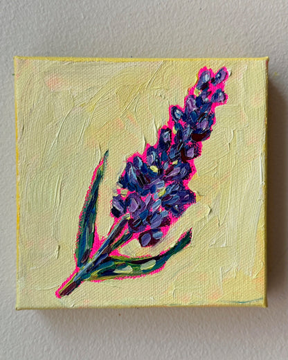 Mini Lavender Sprig, 5x5 Inch Original