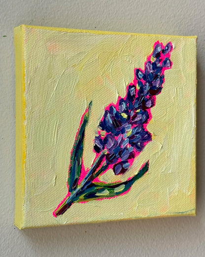 Mini Lavender Sprig, 5x5 Inch Original