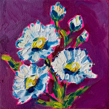 Mini Daisies, 5x5 Inch Original