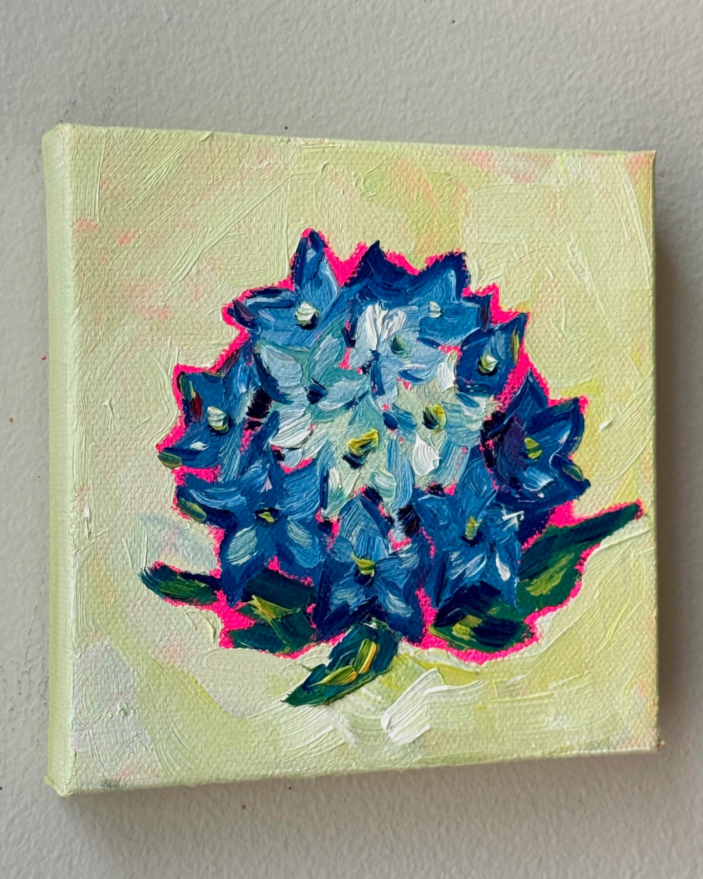 Mini Hydrangea, 5x5 Inch Original