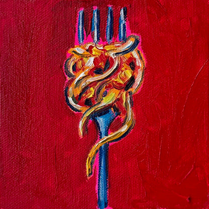 Mini Spaghetti, 5x5 Inch Original