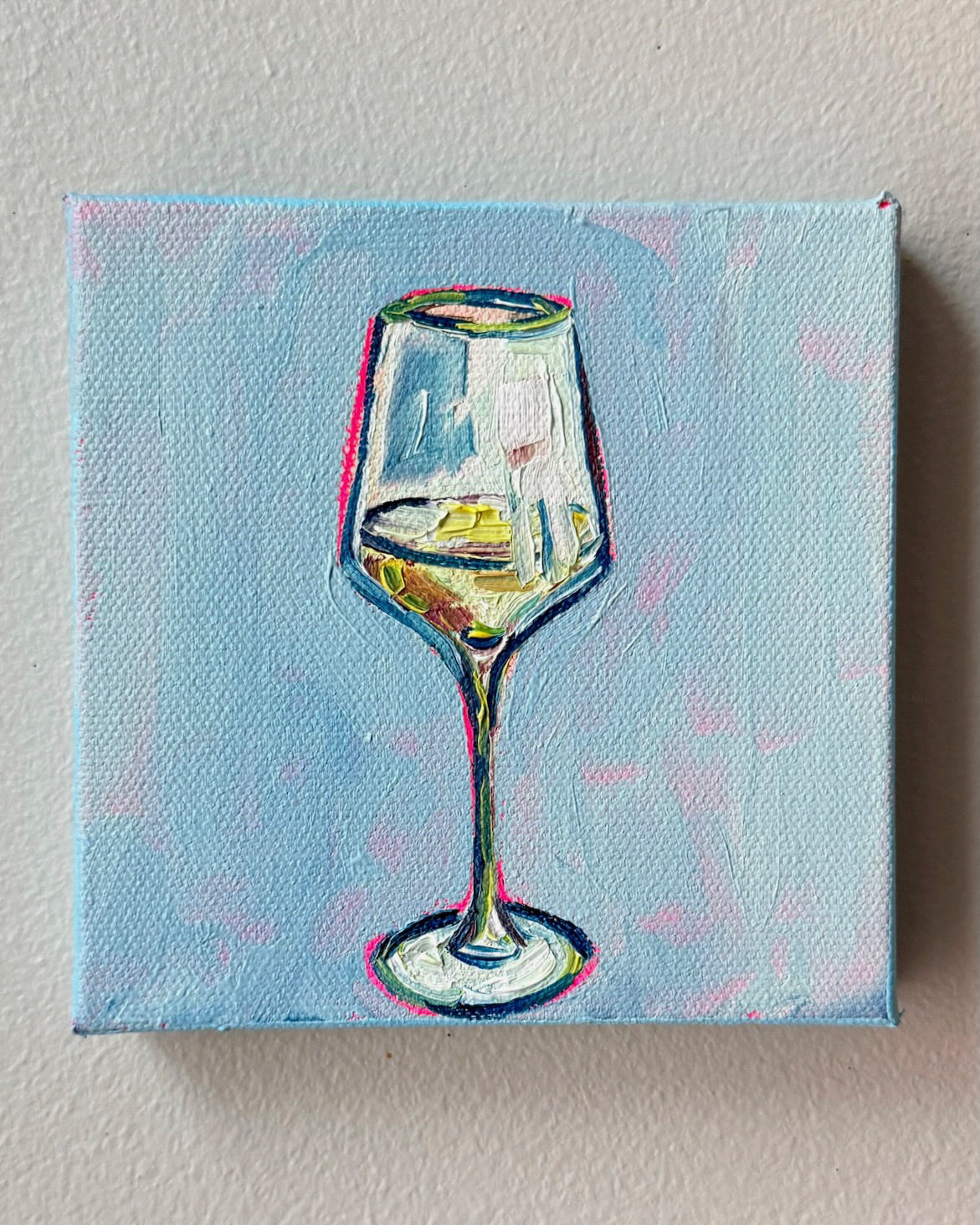 Mini White Wine, 5x5 Inch Original