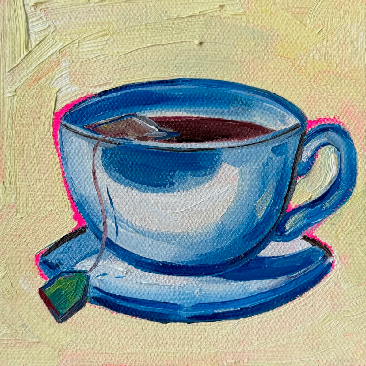 Mini Teacup, 5x5 Inch Original