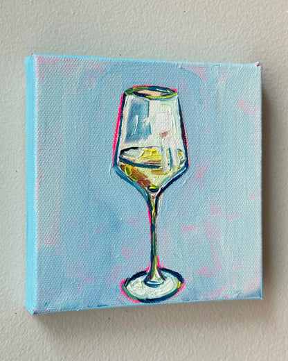 Mini White Wine, 5x5 Inch Original