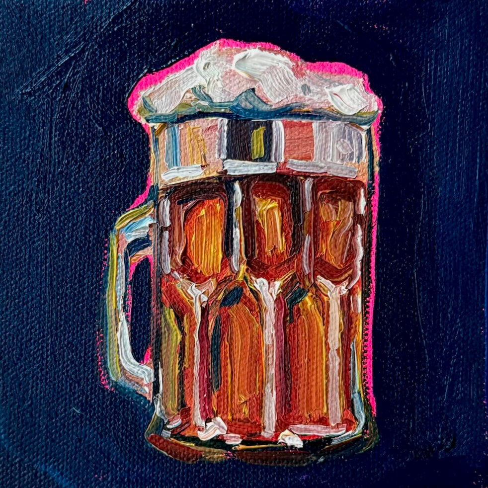 Mini Beer Pint, 5x5 Inch Original