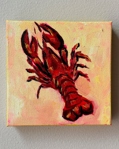 Mini Lobster, 5x5 Inch Original
