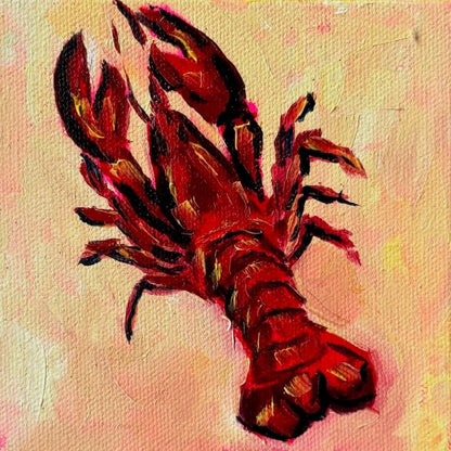 Mini Lobster, 5x5 Inch Original