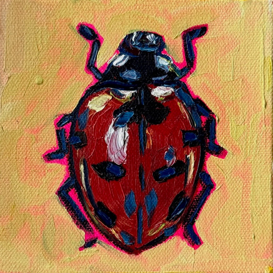 Mini Ladybug, 5x5 Inch Original