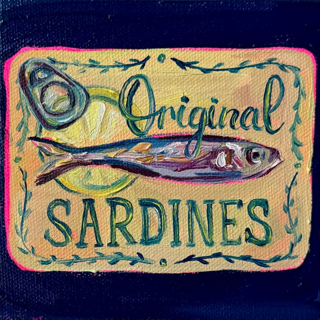 Mini Sardine Tin, 5x5 Inch Original