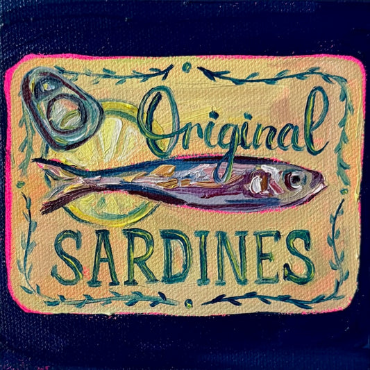 Mini Sardine Tin, 5x5 Inch Original
