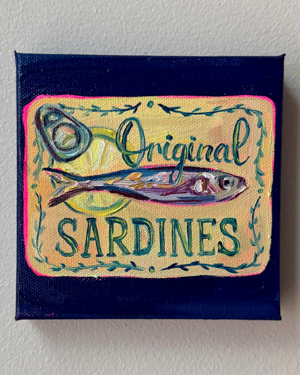Mini Sardine Tin, 5x5 Inch Original