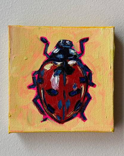 Mini Ladybug, 5x5 Inch Original