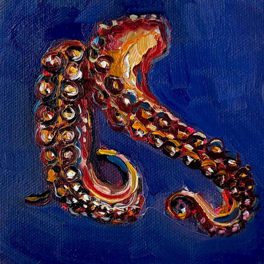 Mini Octopus, 5x5 Inch Original