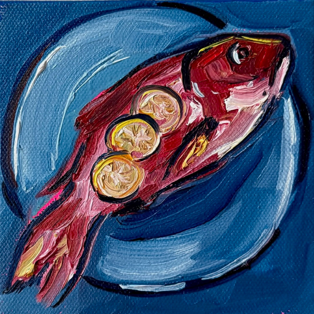 Mini Red Snapper, 5x5 Inch Original