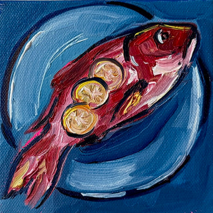 Mini Red Snapper, 5x5 Inch Original