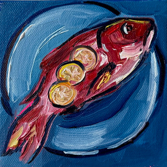 Mini Red Snapper, 5x5 Inch Original