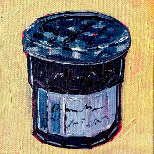 Mini Blue Jam Jar, 5x5 Inch Original