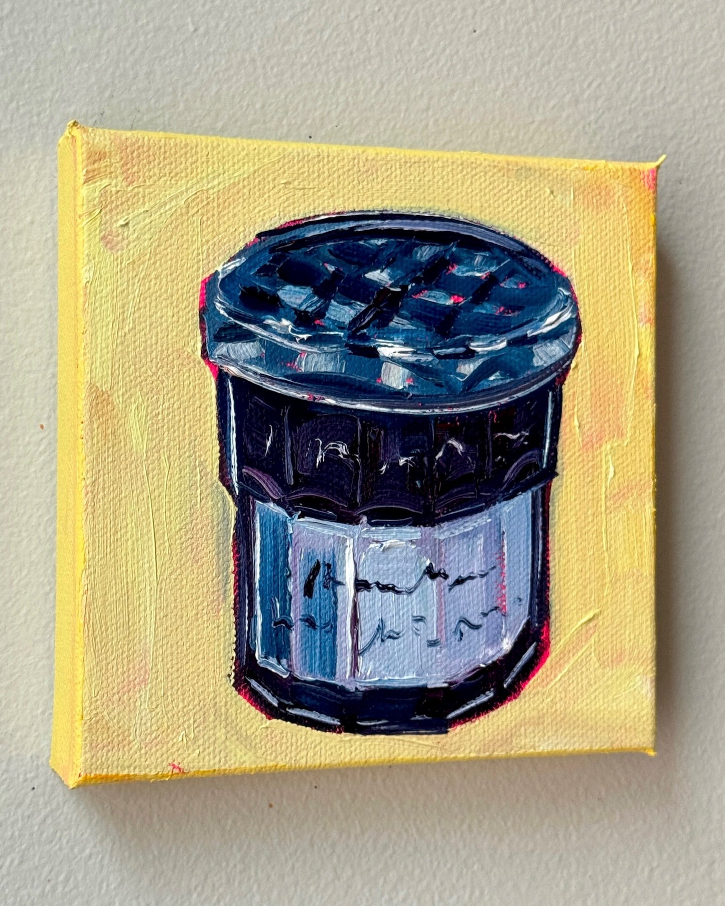 Mini Blue Jam Jar, 5x5 Inch Original