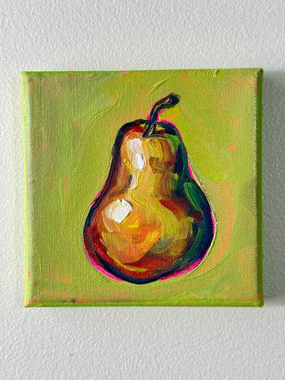 Mini Pear, 5x5 Inch Original