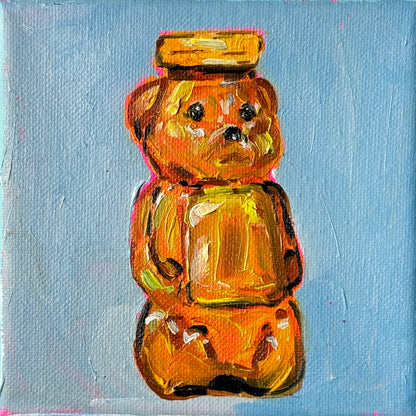 Mini Honey Bear, 5x5 Inch Original