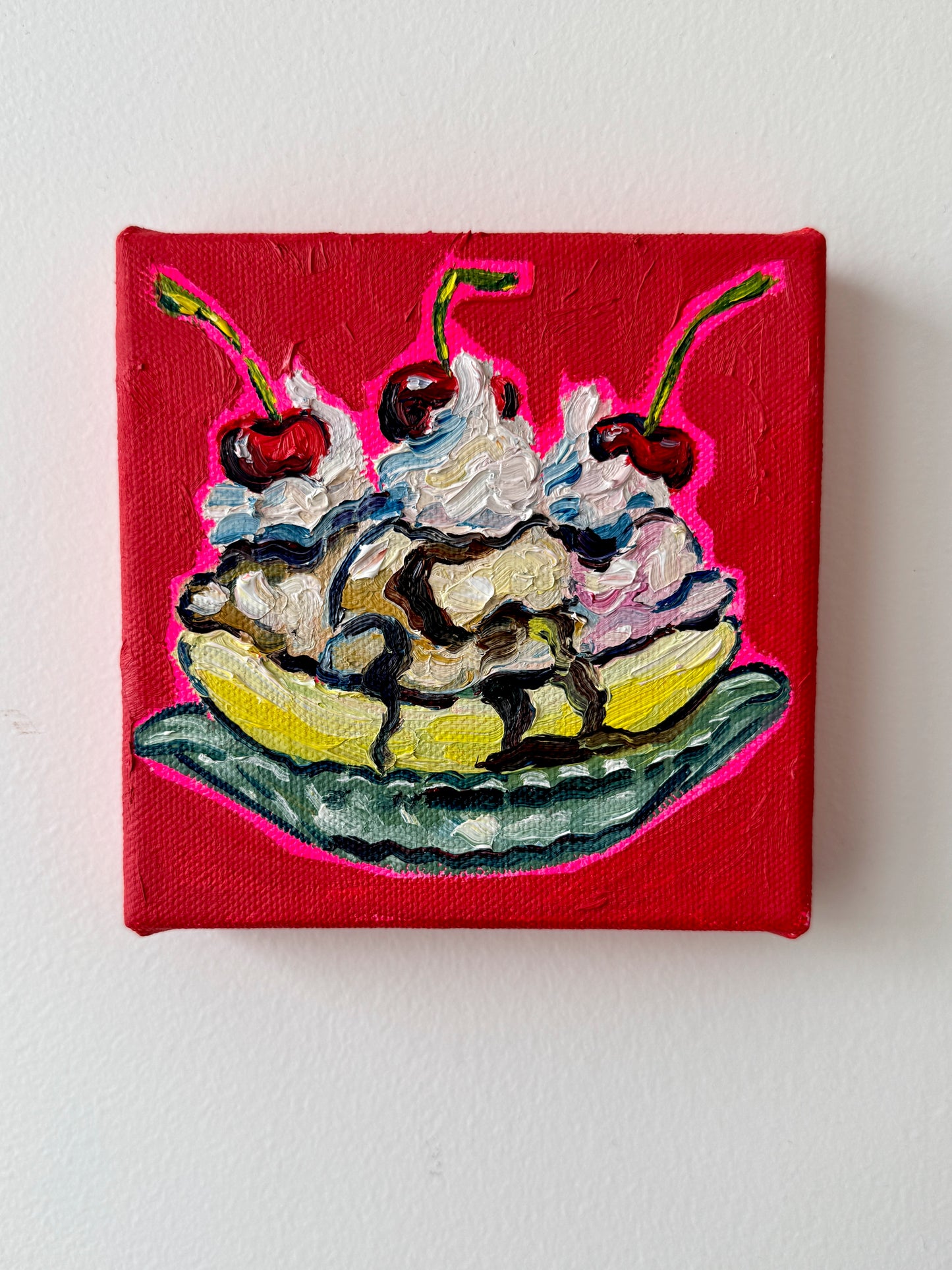 Mini Banana Split, 5x5 Inch Original